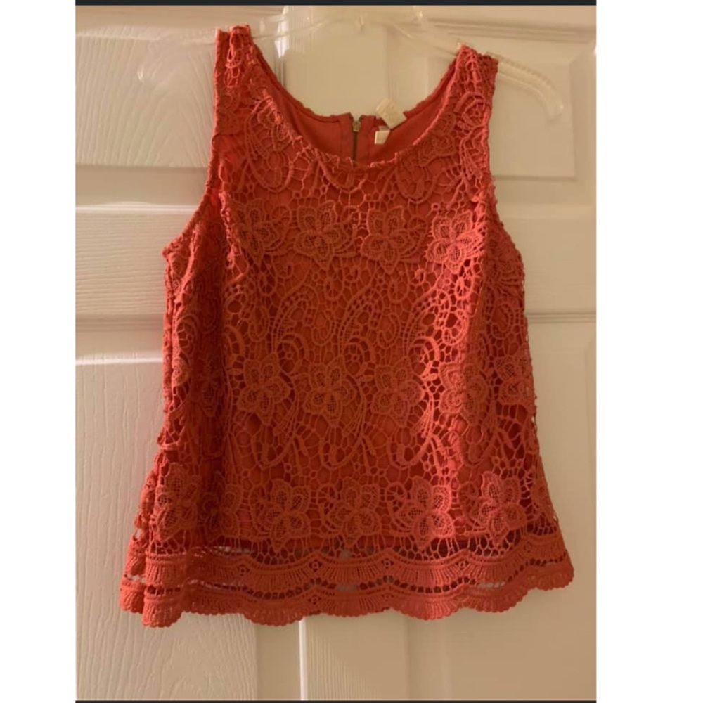 Embroidered knit top